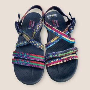 Skechers Outdoor Lifestyle Women's 8 Sandals Colorful Reggae Strappy